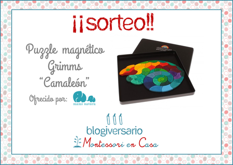 Sorteo Puzzle magnético Grimms “Camaleón”