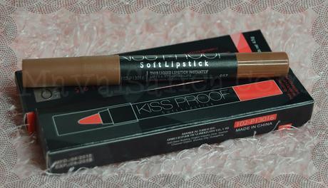 MeNow KISS PROOF Soft Lipsticks : Labiales Fijos y Mate en formato lápiz