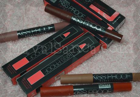 MeNow KISS PROOF Soft Lipsticks : Labiales Fijos y Mate en formato lápiz