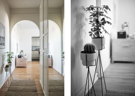 mini piso distribución mini piso decoración Mini piso con isla estilo nórdico escandinavo decoración interiores cocinas pequeñas cocinas nordicas abiertas cocinas blancas blog decoración nórdica 