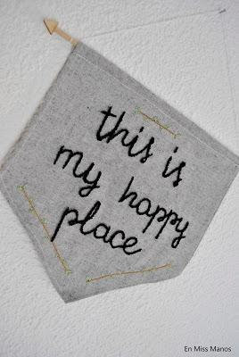 DIY Banderín bordado