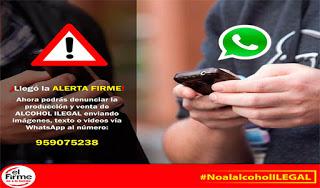 Un tercio de todo el alcohol que se consume en el Perú, es ilegal: ALERTA EL FIRME PERMITIRÁ RECIBIR DENUNCIAS A TRAVÉS DE WHATSAPP...