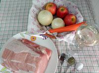 Lomo en salsa de manzana