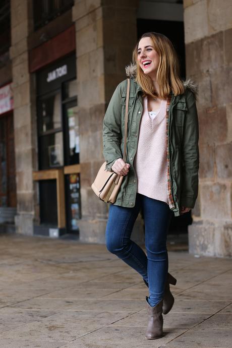 Parka para un outfit casual de invierno