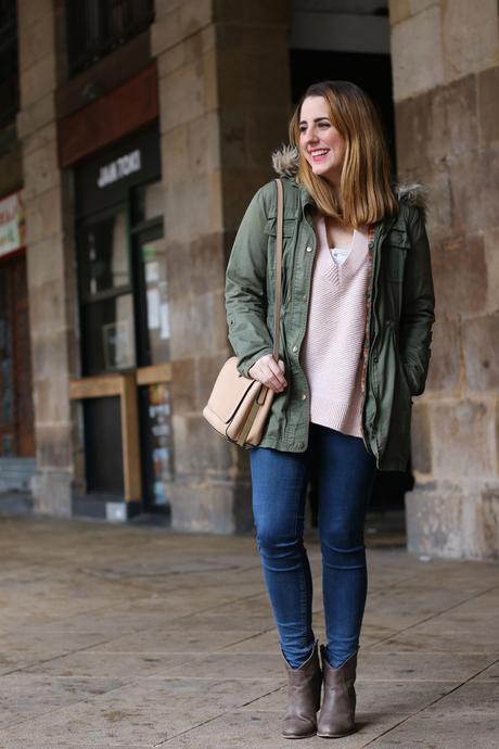 Parka para un outfit casual de invierno