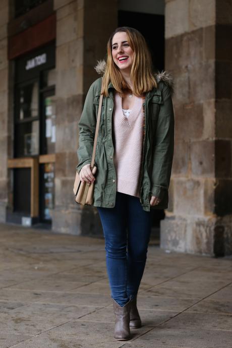 Parka para un outfit casual de invierno