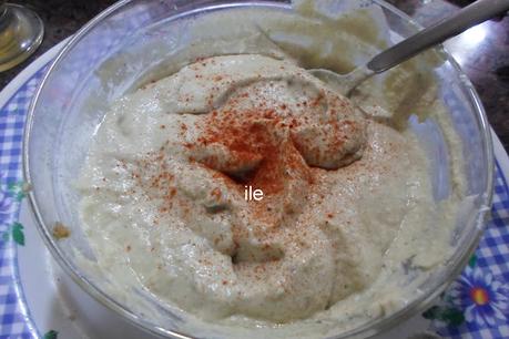 Hummus o hamus de berenjenas