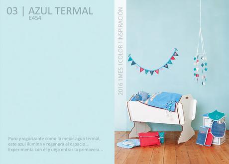 1 Mes 1 Color: Marzo es Azul Termal