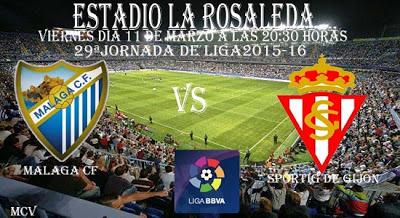 MALAGA CF vs SPORTING