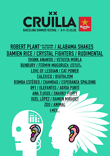Cruilla Barcelona 2016: Robert Plant, Crystal Fighters, Rudimental, Cat Power, Skunk Anansie...