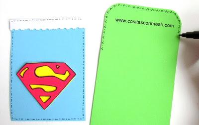 Funditas de superman para regalar en el día del padre