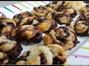 Caracolas hojaldre nocilla