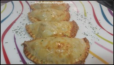 Empanadillas de champiñones, bacon y queso