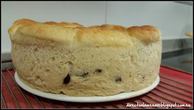 Brioche con pepitas de chocolate