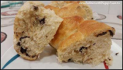 Brioche con pepitas de chocolate