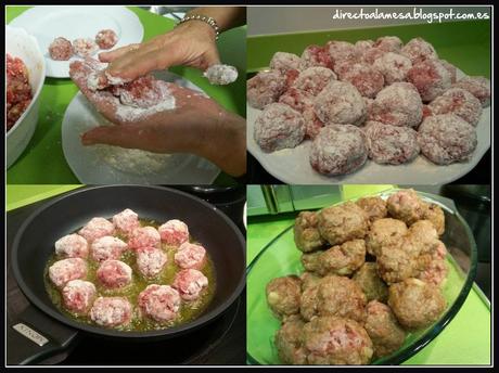 Albóndigas con tomate