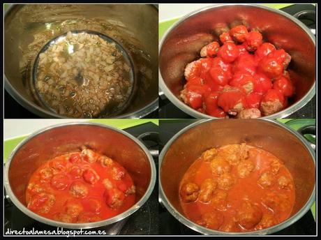 Albóndigas con tomate