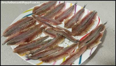 Boquerones rebozados