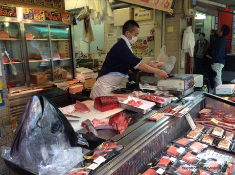 Tokio; Ginza y el mercado de pescado Tsukiji