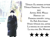 *Reseña: hombre invisible, H.G. Wells*