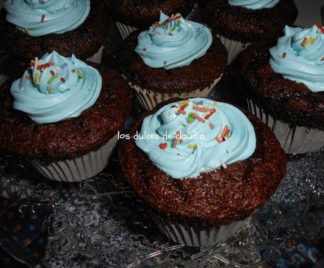 Cupcakes de chocolate