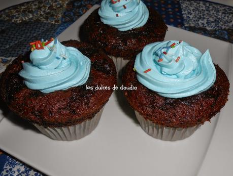 Cupcakes de chocolate