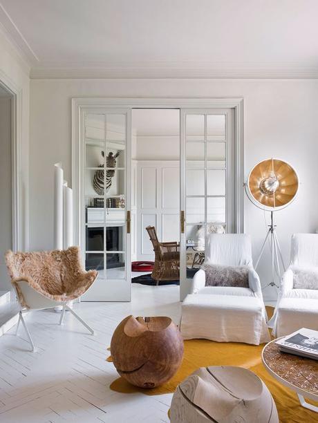 white living room