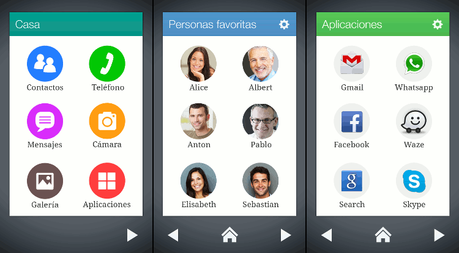 Como adaptar Android para personas mayores Wiser Launcher for Android