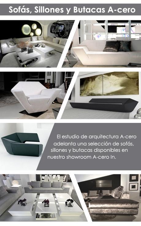 Sofás, sillones y butacas diseñados por A-cero