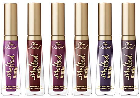 Novedades en Too FAced: Melted Matte Novedades en Too FAced: Melted Matte