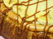 Cheesecake chocolate blanco plátano dulce leche