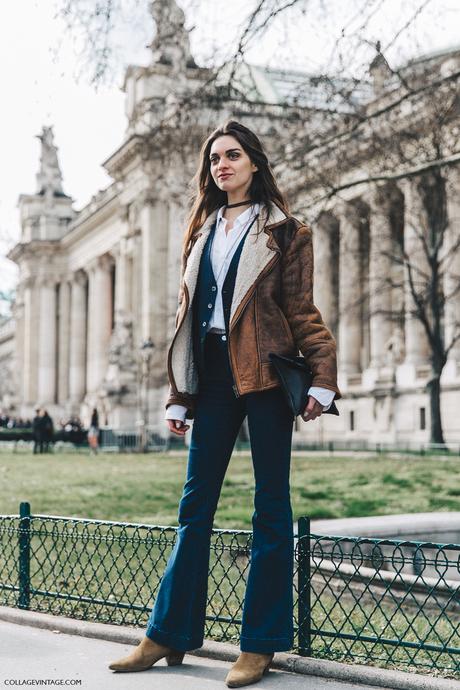 PFW-Paris_Fashion_Week_Fall_2016-Street_Style-Collage_Vintage-Denim-Shearling_Coat-