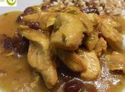 Pollo marroquí coliflor frutos secos