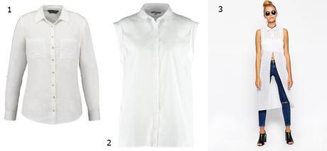 Blusa blanca, un básico en el vestidor