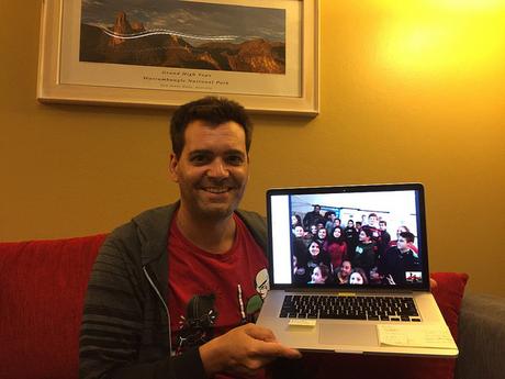 Charla virtual con estudiantes en Almodóvar