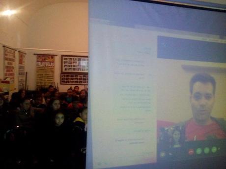 Charla virtual con estudiantes en Almodóvar