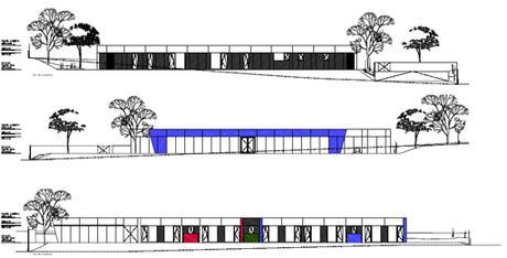 PRIMERAS IMÁGENES DEL MONTAJE DEL COLEGIO INFANTIL DISEÑADO POR A-CERO EN UN MUNICIPIO AL SUR DE MADRID