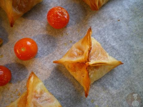 Bombones crujientes de bacalao con patatas: Recién horneados