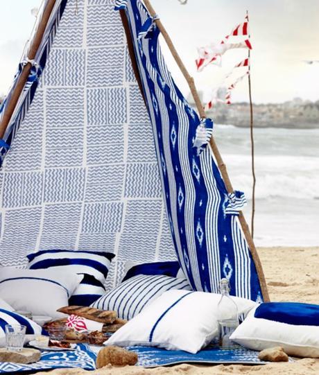 IKEA SOMMAR verano en azul índigo