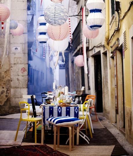 IKEA SOMMAR verano en azul índigo