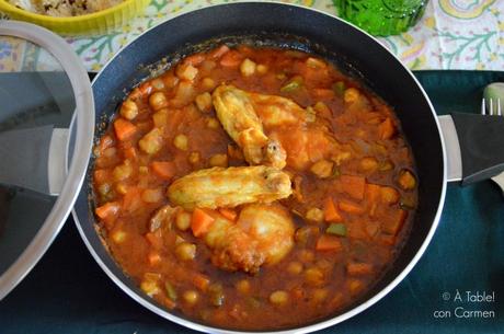 Curry de Pollo y Garbanzos