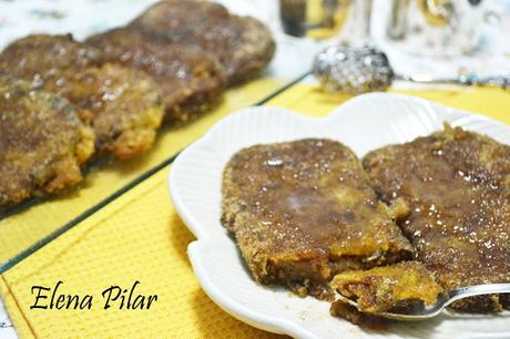 Torrijas de pan de especias