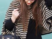 Outfit ¡Haz escuchen! Poncho Curvy Blogger