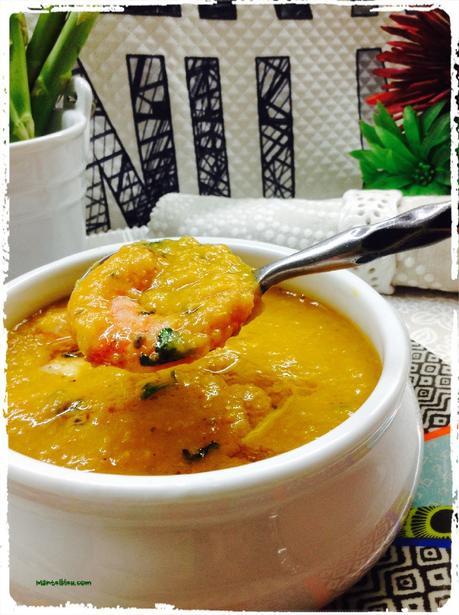 Crema de verduras con langostinos Crema de verduras con langostinos 5