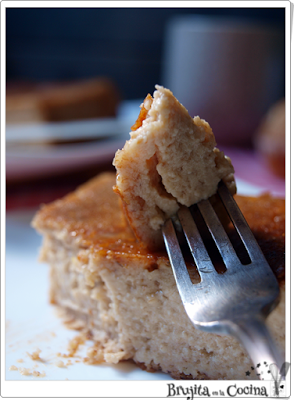 Pudin de magdalenas y manzana