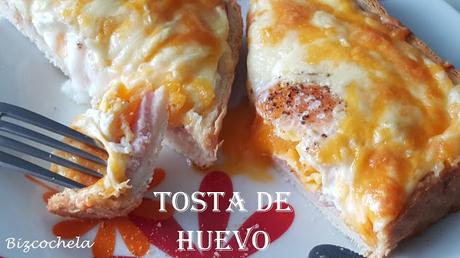 TOSTA DE HUEVO AL HORNO