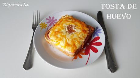 TOSTA DE HUEVO AL HORNO