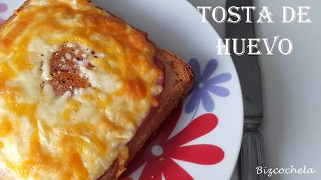 TOSTA DE HUEVO AL HORNO