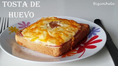 TOSTA DE HUEVO AL HORNO