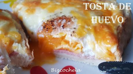 TOSTA DE HUEVO AL HORNO
